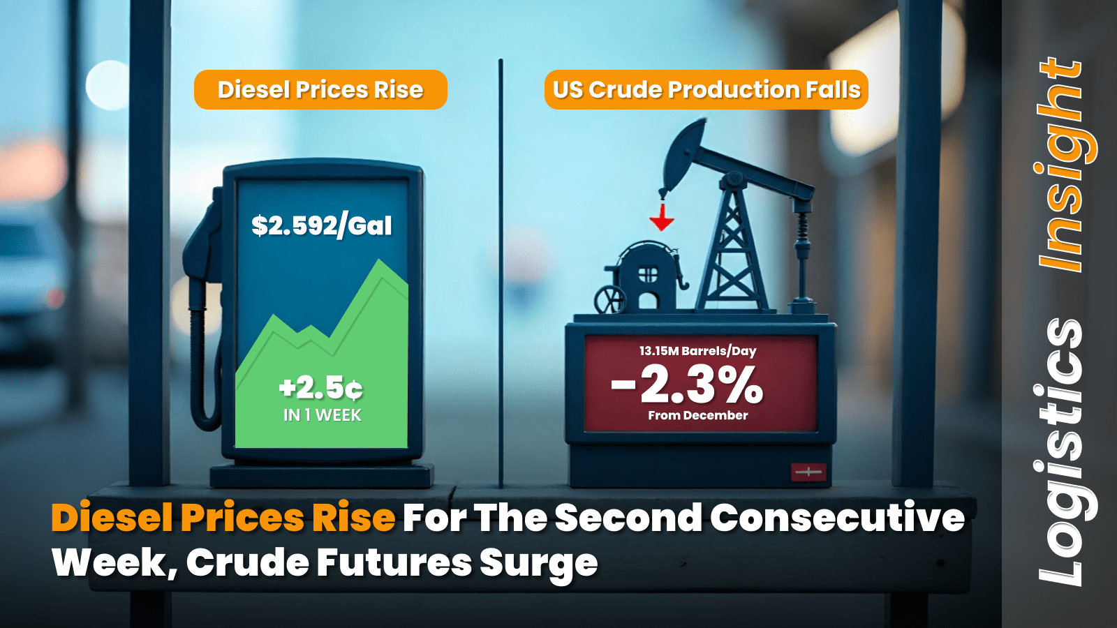 Diesel Prices Rise for the Second Consecutive Week